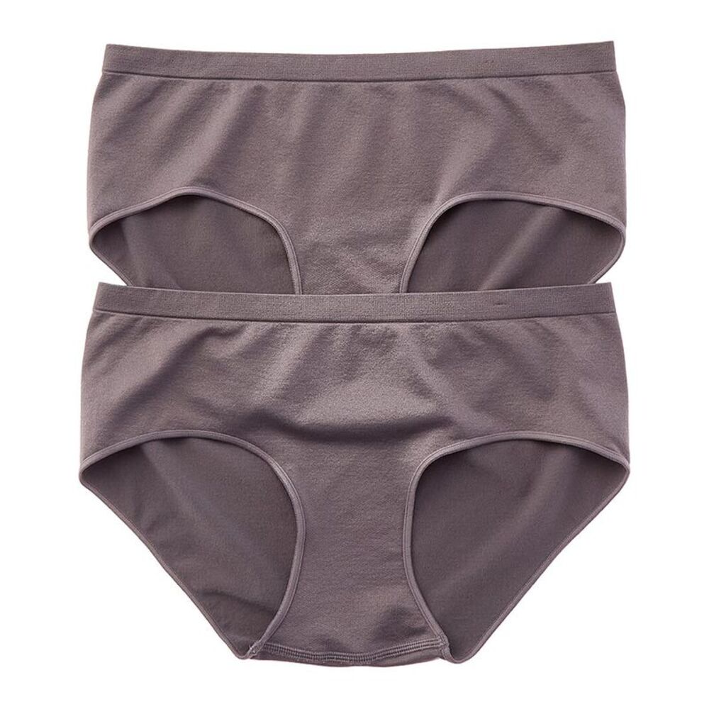 B.Tempt'd Womens B.Tempt’D By Wacoal 2Pk Comfort Intended Daywear Hipster, Grey